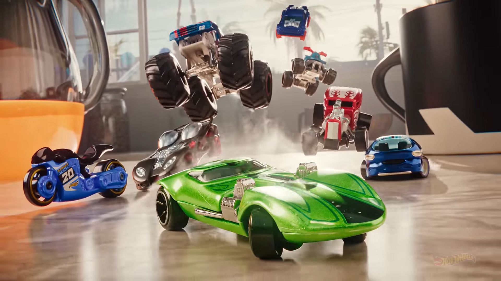 A still from Hot Wheels Unleashed 2 Turbocharged announcement trailer (Image Milestone S.r.l./PlayStation)